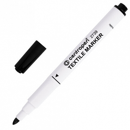 Маркеры для ткани 6 ЦВЕТОВ CENTROPEN "Textile Marker", круглый наконечник, 1,8 мм, 2739/6, 5 2739 0610