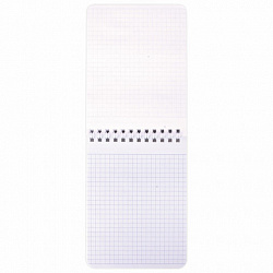 Блокнот МАЛЫЙ ФОРМАТ А6 108х146 мм, 48 л., гребень, мелованная картонная обложка, клетка, BRAUBERG, "INDAY", ассорти, 121721