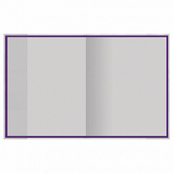 Обложка ПП со штрихкодом для тетрадей и дневников, КЛЕЙКИЙ КРАЙ, 70 мкм, 215х360 мм, универсальная, прозрачная, ПИФАГОР, 227410