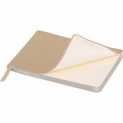 Еженедельник датированный 2026 МАЛЫЙ ФОРМАТ 105х160 мм, А6, BRAUBERG "Blaze", фольга, бежевый, 117216