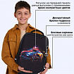Ранец BRAUBERG LIGHT, 1 отделение, с брелоком, "Яркий дрифт", 36х26х13 см, 272027