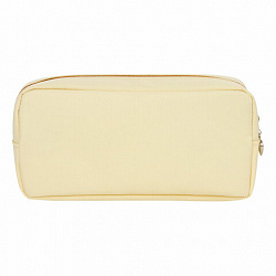 Пенал мягкий ЮНЛАНДИЯ, 2 отделения, полиэстер, "Llama", бежевый, 20х6х9 см, 228981