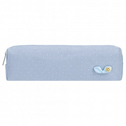 Пенал ЮНЛАНДИЯ ЮНИОР, 1 отделение, полиэстер, аппликация, "Bow", 20х6х4 см, 273803