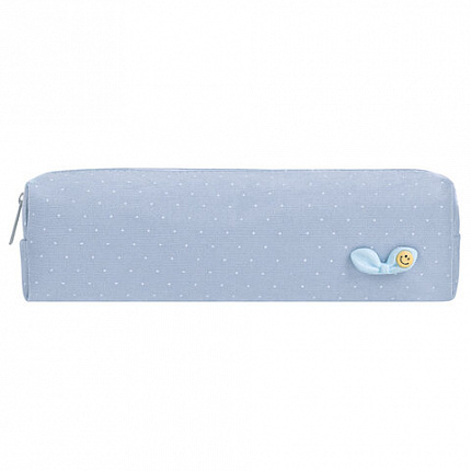 Пенал ЮНЛАНДИЯ ЮНИОР, 1 отделение, полиэстер, аппликация, "Bow", 20х6х4 см, 273803