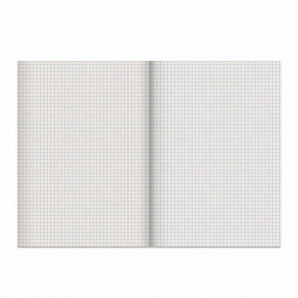 Тетрадь бумвинил, А4, 80 л., скоба, офсет №2 ЭКОНОМ, клетка, STAFF, СИНИЙ, 402649