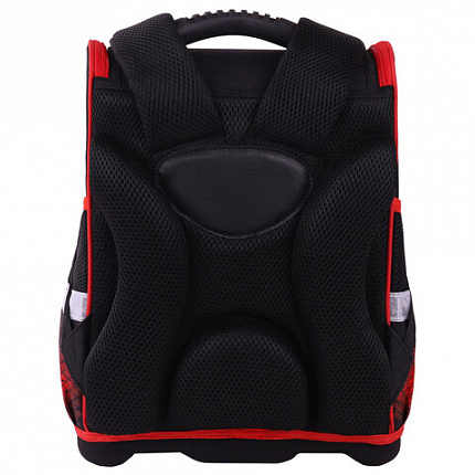 Ранец ЮНЛАНДИЯ WISE, 1 отделение, 3 кармана, устойчивое дно, "Football camp", 37x29х15 см, 271400