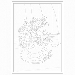 Папка для акварели С ЭСКИЗОМ, БОЛЬШАЯ А3, 10 л., 200 г/м2, 297х420 мм, BRAUBERG, 110065, 111065