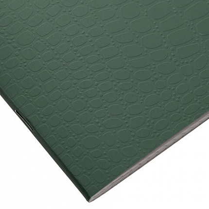Тетрадь А5 48л. HATBER скоба, клетка, Soft-touch ламинация, тиснение КРОКО, СОЛО_Пихт, 48Т5лтВ1