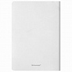 Тетрадь 60 л. в линию обложка кожзам SoftTouch, сшивка, B5 (179х250мм), БЕЛЫЙ, BRAUBERG RAINBOW, 403887