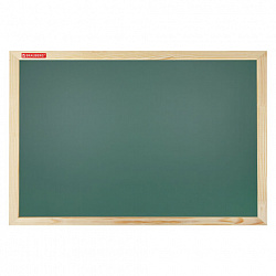 Доска для мела магнитная 30х45 см, зеленая, деревянная рамка, BRAUBERG "Wood", 238797