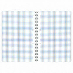 Тетрадь А4, 80 л., BRAUBERG, гребень, клетка, обложка картон, Discover, 404050