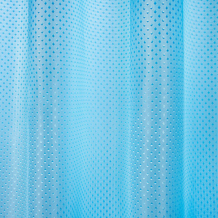 Шторка для ванной ПОЛИЭСТЕР, 180х200 см, кольца в комплекте, ГОЛУБОЙ БРИЛЛИАНТ, PRIMILA (ПРИМИЛА), 700096