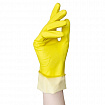 Перчатки МНОГОРАЗОВЫЕ латексные AVIORA, размер 7-8, M (средний), желтые, вес 35 г, 402-567