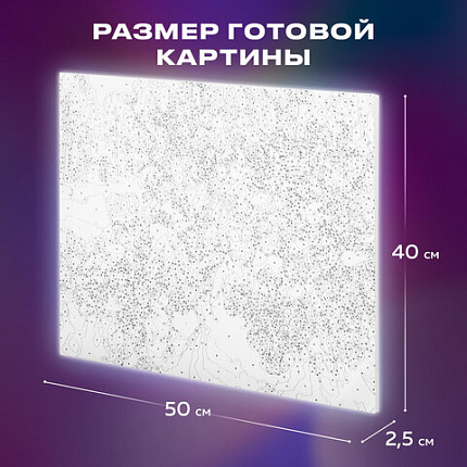 Картина по номерам 40х50 см, ОСТРОВ СОКРОВИЩ "Свидание", на подрамнике, акрил, кисти, 662911