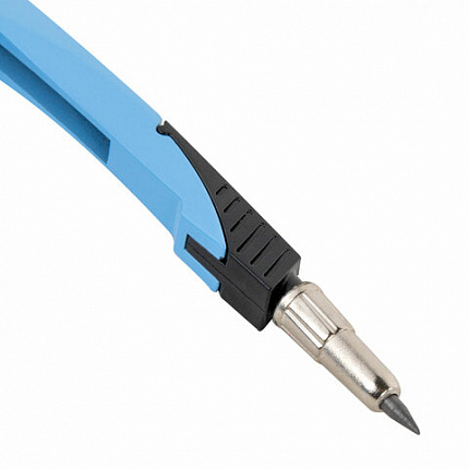 Готовальня BRAUBERG ULTRA, 4 предмета: циркуль 135 мм, запасной грифель, насадка, аквамариновый цвет, 210822