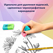 Набор ластиков BRAUBERG "Pastel Mix", 6 шт., цвета ассорти, 44х21х10 мм, экологичный ПВХ, 229597