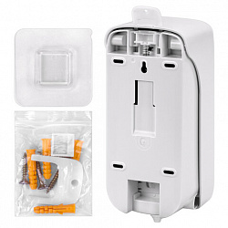 Дозатор для жидкого мыла-пены LAIMA PROFESSIONAL PREMIUM, НАЛИВНОЙ, 1 л, белый, ABS-пластик, 609510