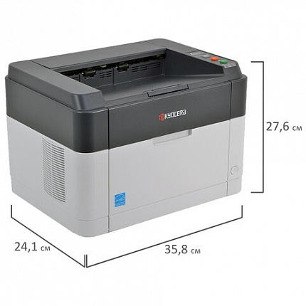 Принтер лазерный KYOCERA FS-1060DN, А4, 25 стр./мин., 15000 стр./мес., ДУПЛЕКС, сетевая карта, 1102M33RU2