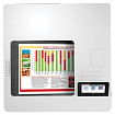 Принтер лазерный ЦВЕТНОЙ HP Color LaserJet M555x, А4, 38 стр./мин., 80000 стр./мес., ДУПЛЕКС, Wi-Fi, сетевая карта, 7ZU79A