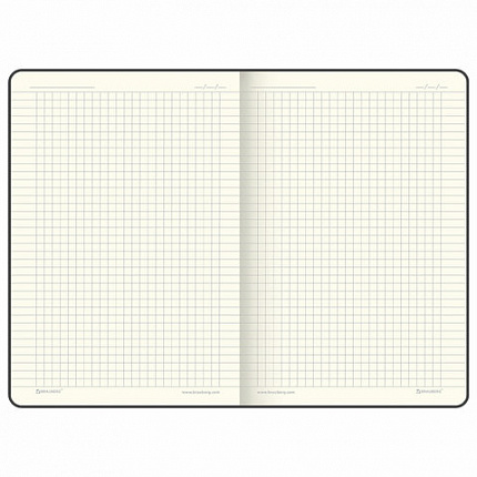 Блокнот А5 (148х218 мм), BRAUBERG "DUO", под кожу с резинкой 80 л., клетка, красный/бирюзовый, 113431