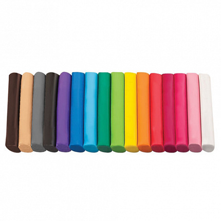 Пластилин классический ЮНЛАНДИЯ "ЮНЛАНДИК-МУЗЫКАНТ", 16 цветов, 320 г, ВЫСШЕЕ КАЧЕСТВО, 105030