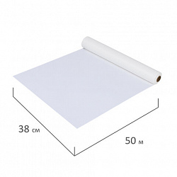 Бумага для выпечки силиконизированная, пергамент 38 см х 50 м, цвет белый, LAIMA, CH, 609586