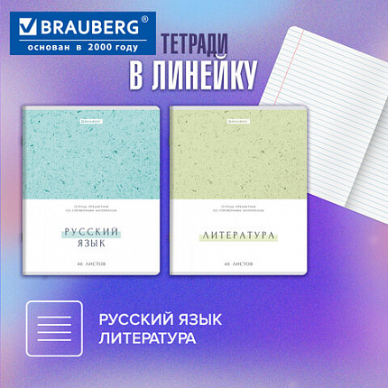Тетради предметные, КОМПЛЕКТ 12 ПРЕДМЕТОВ, 48 л., обложка картон, BRAUBERG "HARMONY", 405167
