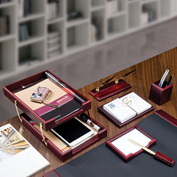 Набор подарочный настольный BESTAR "Ares" из дерева, 8 предметов, цвет "красное дерево", 236355