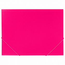 Папка на резинках А4 BRAUBERG PIXEL, маджента, до 300 листов, 0,5 мм, 273043
