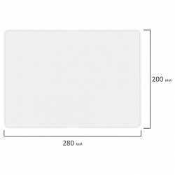 Доска для лепки А4, 280х200 мм, ПИФАГОР, белая, 227396