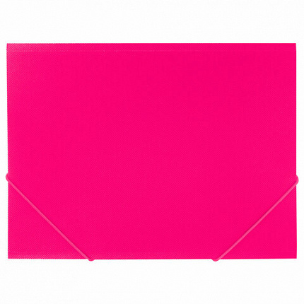 Папка на резинках А4 BRAUBERG PIXEL, маджента, до 300 листов, 0,5 мм, 273043