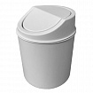 Контейнер, урна, ведерко для мусора НАСТОЛЬНОЕ, 2,4 л, 165x135 мм, белый, BOOMHOUSE (БУМХАУС), 238897