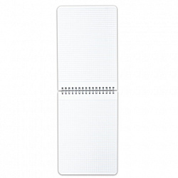 Блокнот А5 145х205 мм, 80 л., гребень, картон, жесткая подложка, клетка, HATBER, "INSIDE" ("Офисный"), 004881, 80Б5В1гр