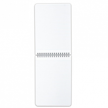 Блокнот А5 145х205 мм, 80 л., гребень, картон, жесткая подложка, клетка, HATBER, "INSIDE" ("Офисный"), 80Б5С1гр, B46173