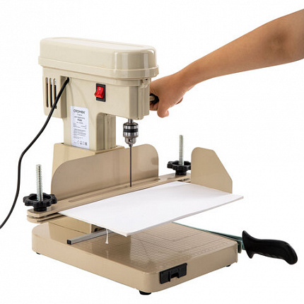 Станок для архивного переплета CROMEX (КРОМЕКС) M268, 250 Вт, с лотком, сшивка до 100 мм (950 листов), 532908