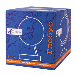 Глобус физический Globen "Классик", 32 см, рельефный, К013200219