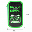 Пенал ЮНЛАНДИЯ, 2 отделения, ламинированный картон, конгрев, 19х11 см, "Gaming", 272294