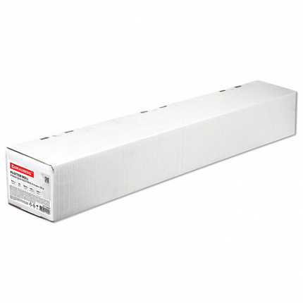 Бумага широкоформатная рулон для плоттера, 914 мм х 30 м х втулка 50,8 мм, 160 г/м2, белизна CIE 146%, BRAUBERG, 110624