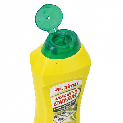 Чистящее средство универсальное крем 520 мл, LAIMA PROFESSIONAL "Лимон", 608660