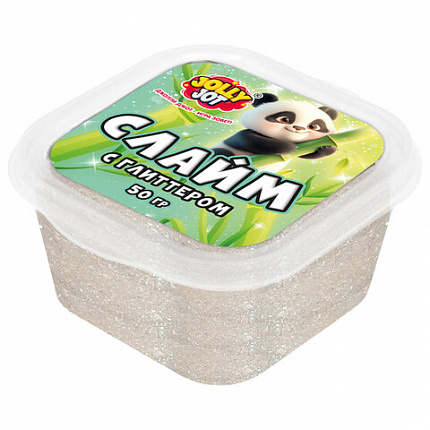 Слайм МИКС, 50 г, АССОРТИ, 8 видов, JOLLY JOT (ДЖОЛЛИ ДЖОТ), 667320