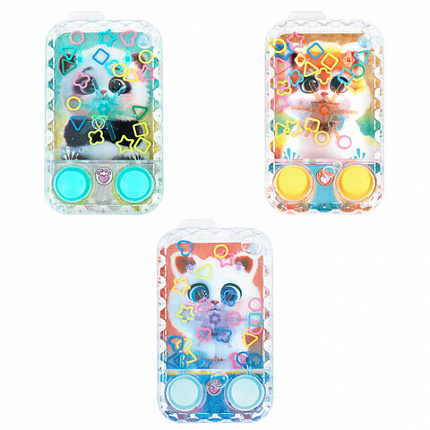 Водная игра МИЛЫЕ ЗВЕРЯТА, 13х7 см, колечки, ассорти, 3 вида, JOLLY JOT (ДЖОЛЛИ ДЖОТ), 665999