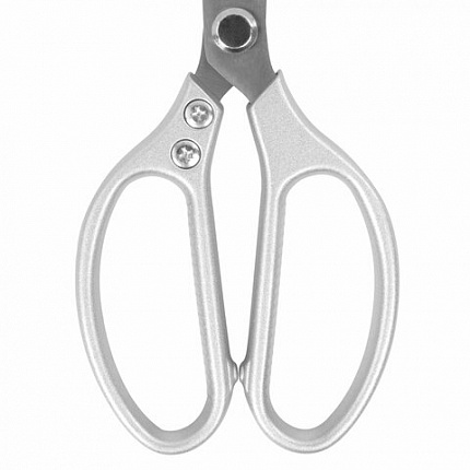 Ножницы кухонные DASWERK (ДАСВЕРК), 210 мм, с открывашкой, зазубренные, металлические ручки, 608901