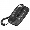 Телефон TEXET TX-238, световая индикация звонка, тональный / импульсный режим, повтор, черный, 126898