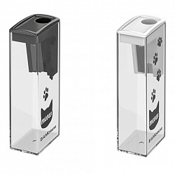 Точилка ERICH KRAUSE "City Meow", с контейнером, пластиковая, корпус ассорти, 61543