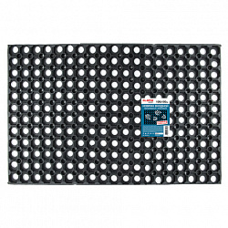 Коврик входной резиновый грязесборный ячеистый, 100х150 см, толщина 22 мм, LAIMA EXPERT, 607815