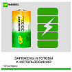 Батарейки аккумуляторные GP ReEnergy Ni-Mh КОМПЛЕКТ 2 шт., С (HR14), 3000 mAh, 300CHCRGY-2CRCB2