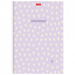 Тетрадь А4 96 л., HATBER, спираль, линия, тиснение, "LOVE IS..." (микс в спайке), 093597, 96Т4тВ2сп