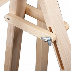 Мольберт напольный «Ученический», размер полок 130 см, угол 50-90°, в собранном виде 66х183х88 см, Невская Палитра, 750 02-1