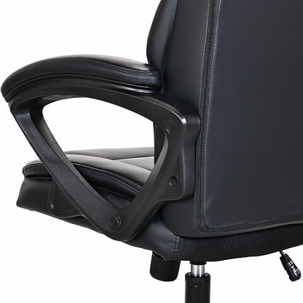 Кресло BRABIX PREMIUM "Oslo EX-549", рециклированная кожа, разборное пятилучие, черное, 532978