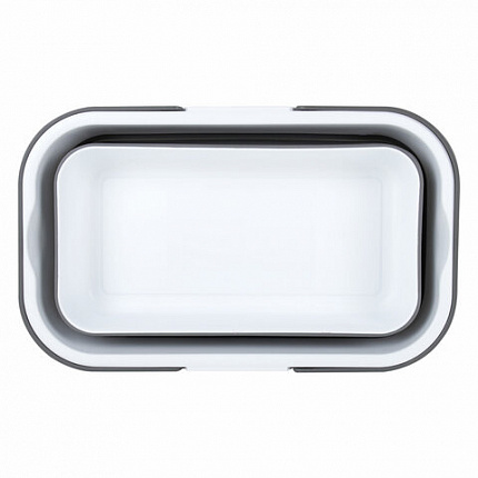 Таз складной силиконовый 16 литров со складными ручками 47х28 см для дома и дачи, LAIMA Home, 608671